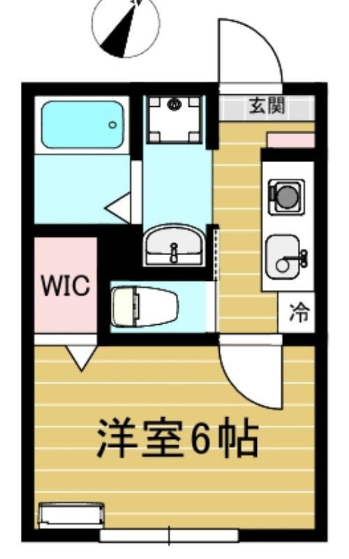 サニーハウス品川 201の間取り図